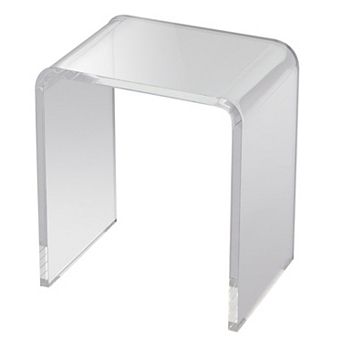 Acrylic C Table, Multi-Purpose Side Table for Living Room or Bedroom - Clear