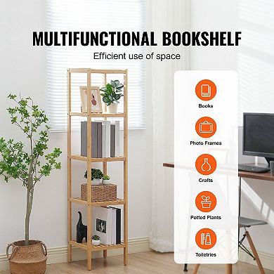 Five-Tier Corner Shelf Organizer for Living Room or Bathroom