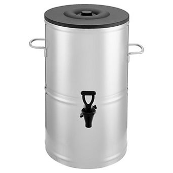 4-Gallon Iced Tea Dispenser with Drip-Free Spigot and Stainless Steel Handle
