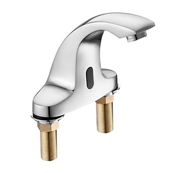 Touchless Sink Faucet with Infrared Sensor, Standard Fit, and Rust-Resistant Brass