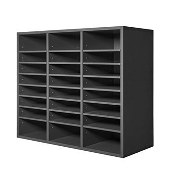 24-Compartment Document Organizer for Home Office, School, or Workspace