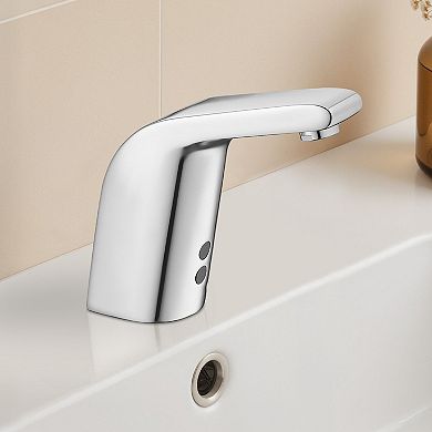 Touch-Free Bathroom Faucet with Infrared Sensor and 6.3-Inch Activation Range