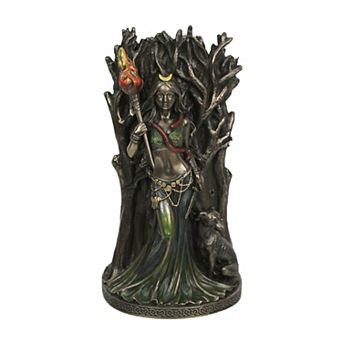 Bronze Resin Hecate Greek Goddess Of Magic Sculpture Home Decor Art Myth Statue