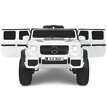 12V Licensed Mercedes-Benz Kids Ride On Car-White