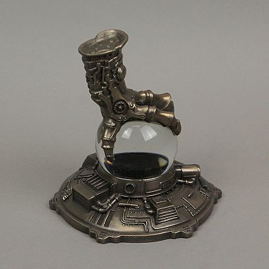Bronze Resin Steampunk Dragon Claw Crystal Ball Statue Decorative Glass Orb Art