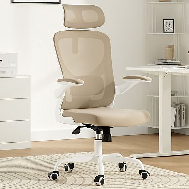 GOODSILO Ergonomic Office Chair with Adjustable Headrest and Lumbar Support for Home and Office Use
