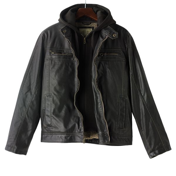 Men's leather jackets at kohl's sale