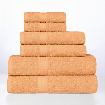 SUPERIOR Miami Cotton Quick-Drying 6 pc Towel Set