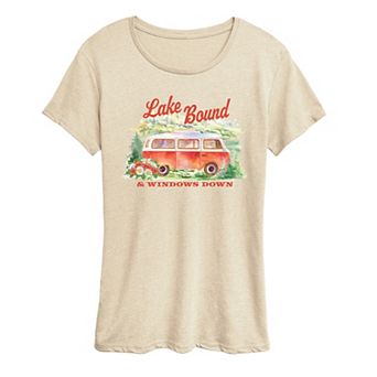 Women's Lake Bound & Windows Down Graphic Tee