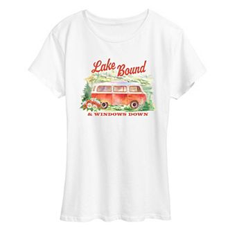 Women's Lake Bound & Windows Down Graphic Tee