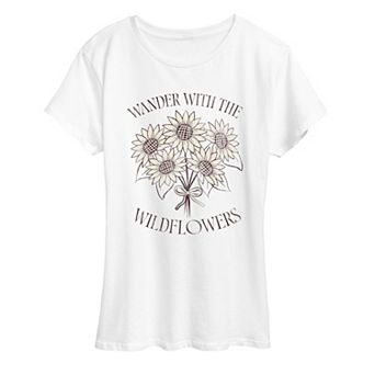 Women's Wander With The Wildflowers Graphic Tee