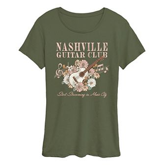 Women's Nashville Guitar Club Graphic Tee