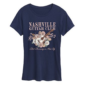 Women's Nashville Guitar Club Graphic Tee