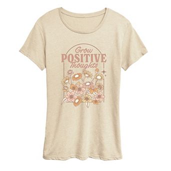 Women's Grow Positive ThoughtsGraphic Tee