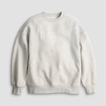 Girls 7-16 Tek Gear® Oversized Seamed Crew Sweatshirt