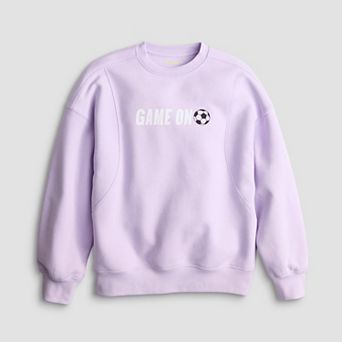 Girls 7-16 Tek Gear® Oversized Seamed Crew Sweatshirt