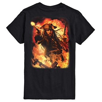 Men's Disney's Pirates of the Caribbean Jack Sparrow Graphic Tee