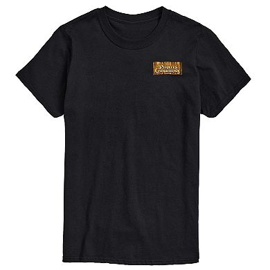 Men's Disney's Pirates of the Caribbean Jack Sparrow Graphic Tee
