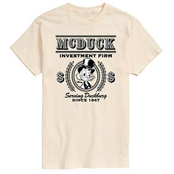 Men's Disney's Duck Tales McDuck Investment Firm Graphic Tee
