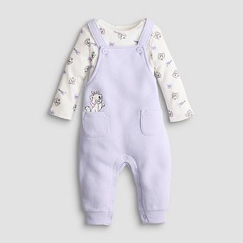 Baby Girl Jumping Beans® 2 pc Overall & Bodysuit Set