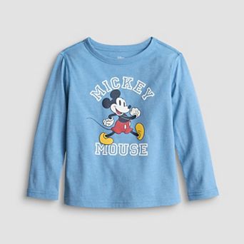 Toddler & Boys 4-12 Jumping Beans® Disney's Mickey Mouse Sensory Adaptive Long Sleeve Graphic Tee