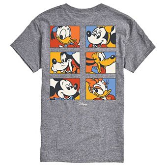 Men's Disney's Mickey & Friends Vintage Grid Graphic Tee