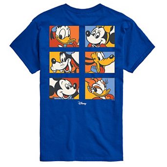 Men's Disney's Mickey & Friends Vintage Grid Graphic Tee