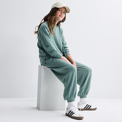 Girls 7-16 FLX Lightweight Solace Oversized Crew in Regular & Plus Size