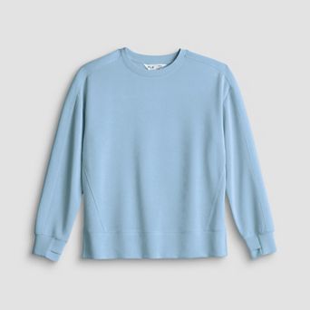 Girls 7-16 FLX Lightweight Solace Oversized Crew in Regular & Plus Size