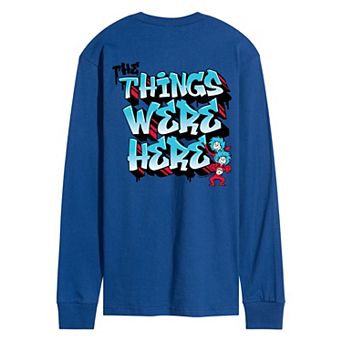 Men's Dr. Seuss The Things Were Here Long Sleeve Graphic Tee