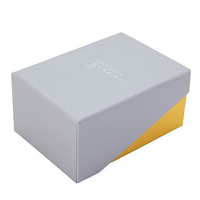 Gratitude & Grace 14k Gold Flash Plated "4:13" Verse Pendant Necklace