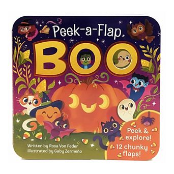 Peek-a-Flap BOO by Rosa Von Feder Children's Board Book