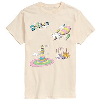 Men's Dr. Seuss Oh The Places You'll Go Icons Graphic Tee