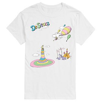 Men's Dr. Seuss Oh The Places You'll Go Icons Graphic Tee