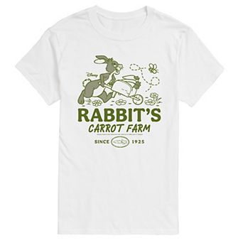 Men's Disney's Winnie The Pooh Rabbit's Carrot Farm Since 1925 Graphic Tee