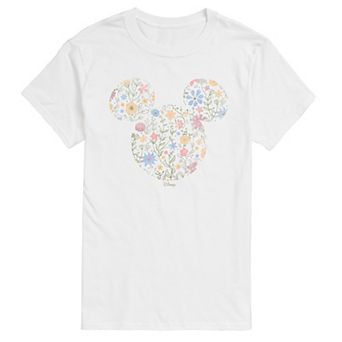 Men's Disney's Mickey Mouse Spring Florals Graphic Tee