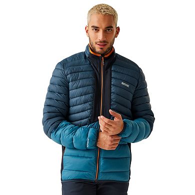 Regatta Mens Leedre Colour Block Hybrid Jacket