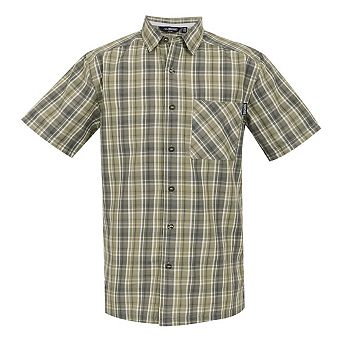 Regatta Mens Mindano IX Checked Short-Sleeved Shirt