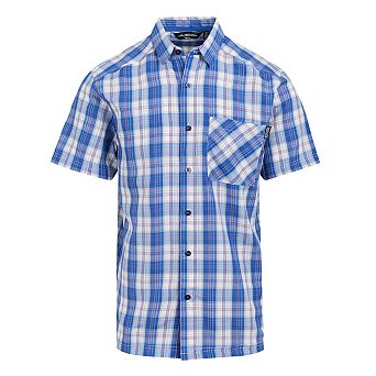 Regatta Mens Mindano IX Checked Short-Sleeved Shirt