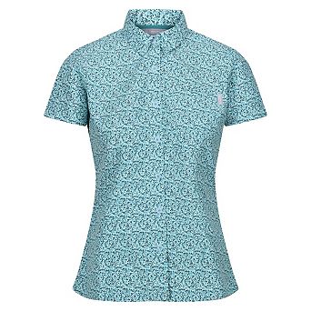 Regatta Womens/Ladies Mindano VIII Ditsy Print Short-Sleeved Shirt