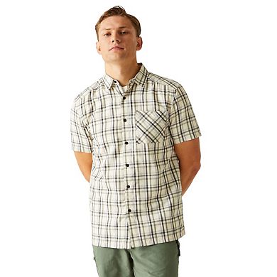 Regatta Mens Mindano VIII Patterned Short-Sleeved Shirt