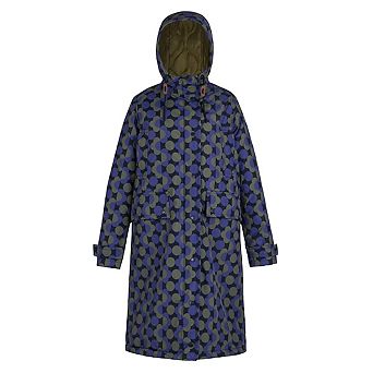 Regatta Womens/Ladies Orla Kiely Floral Long Length Waterproof Jacket