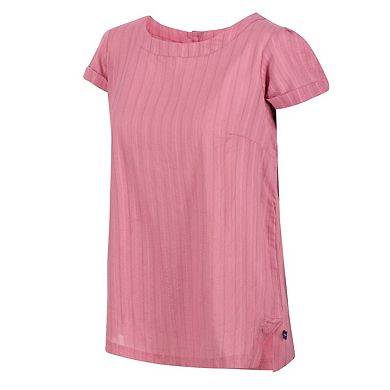 Regatta Womens/Ladies Jaelynn Dobby Cotton T-Shirt