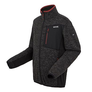 Regatta Mens Baslinn Marl Full Zip Fleece Jacket