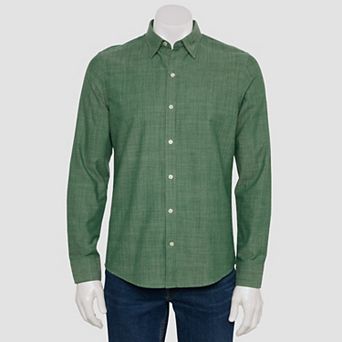 Men’s IZOD Long Sleeve Oxford Woven Button-Down Shirt