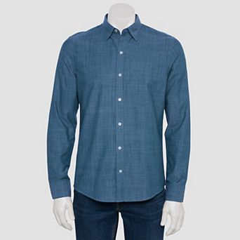 Men’s IZOD Long Sleeve Oxford Woven Button-Down Shirt