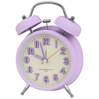 Loud Alarm for Deep Sleepers Twin Bell Alarm Clock, Digital Dial with Nightlight 4.6"x2.2"x6.6"