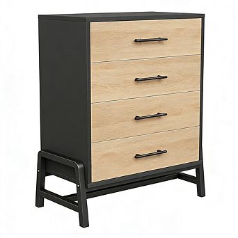 4 Dresser for Bedroom, Tall Drawer with Storage Freestanding, For Living Room, Bedroom, Entryway