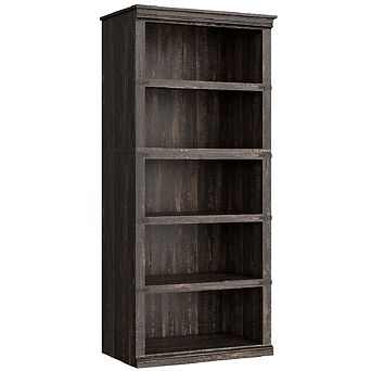 5 tier Bookshelf - Farmhouse Open Storage Bookcase