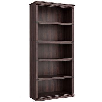 5 tier Farmhouse Bookcase, Tall Wood Storage Shelf for Home Office